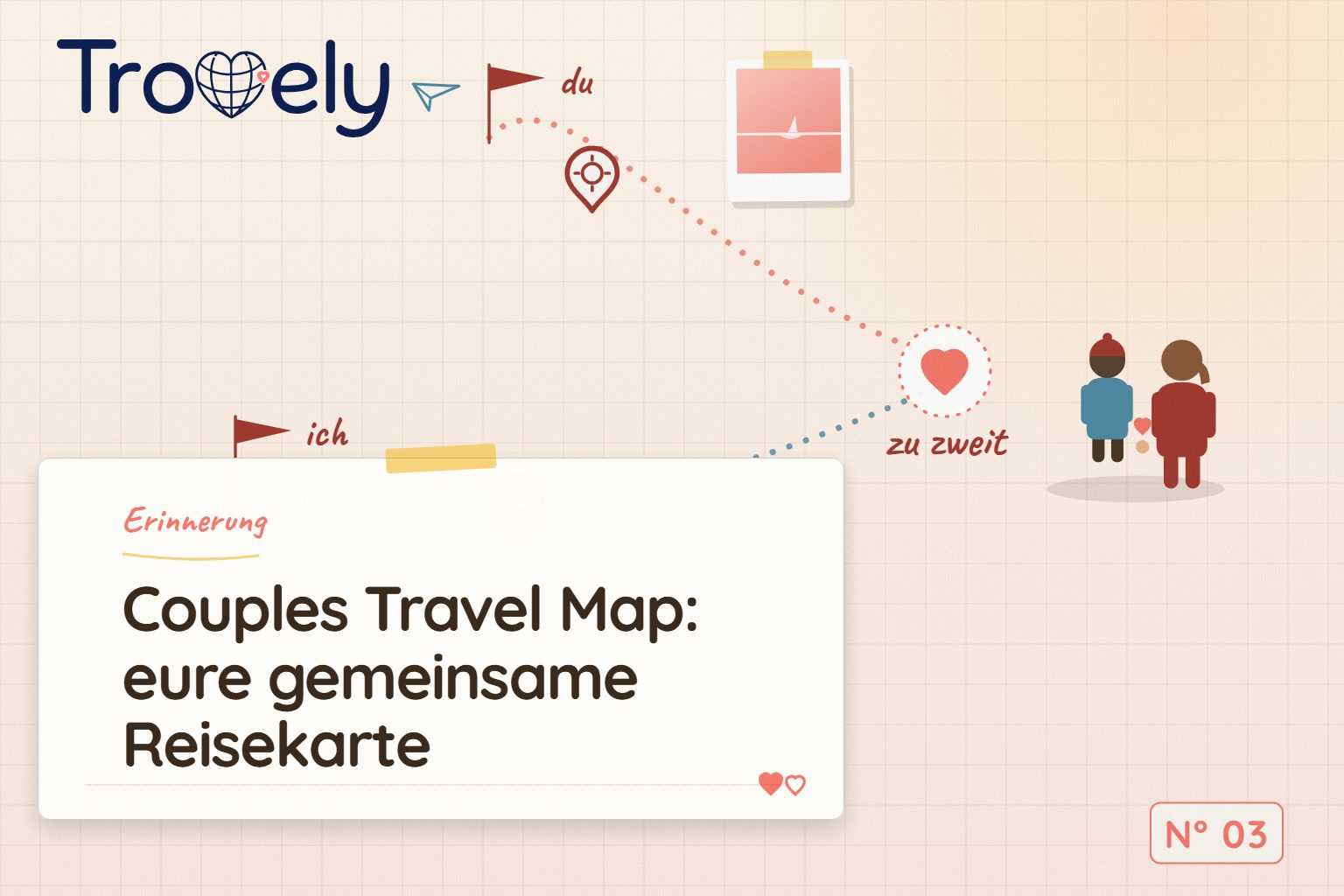 Couples Travel Map: eure gemeinsame Reisekarte